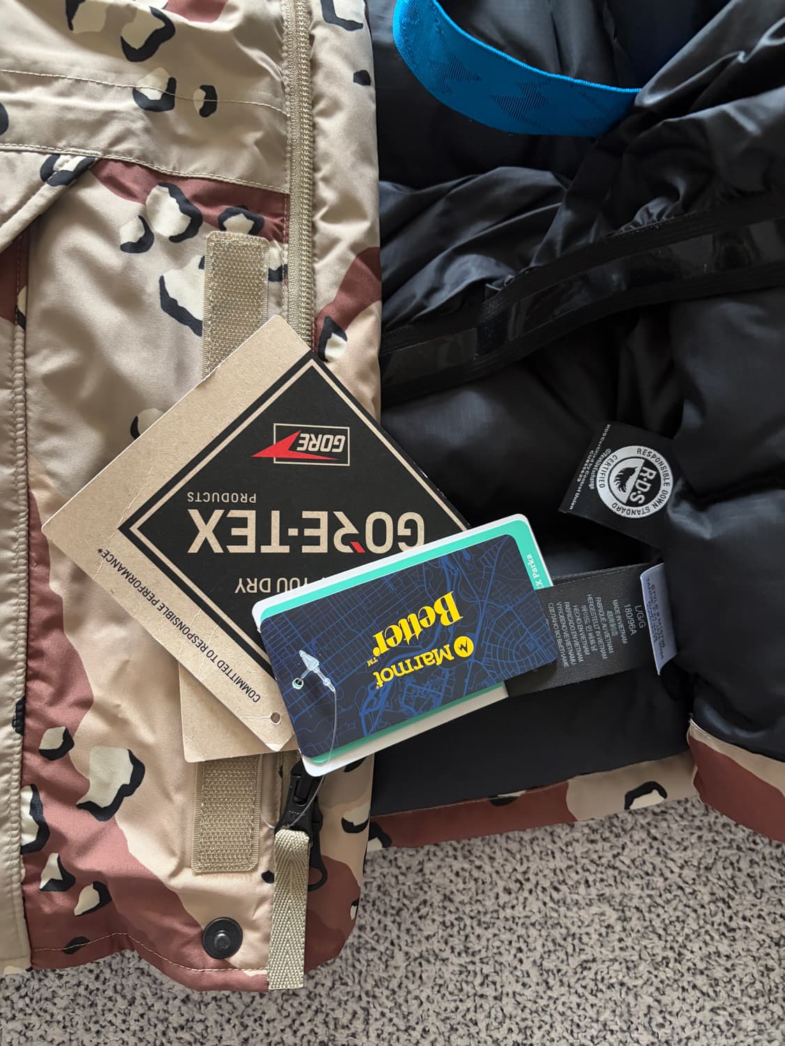 베터기프트샵 x 마모트  맘모스  고어텍스 데저트 카모  L 상품이미지7