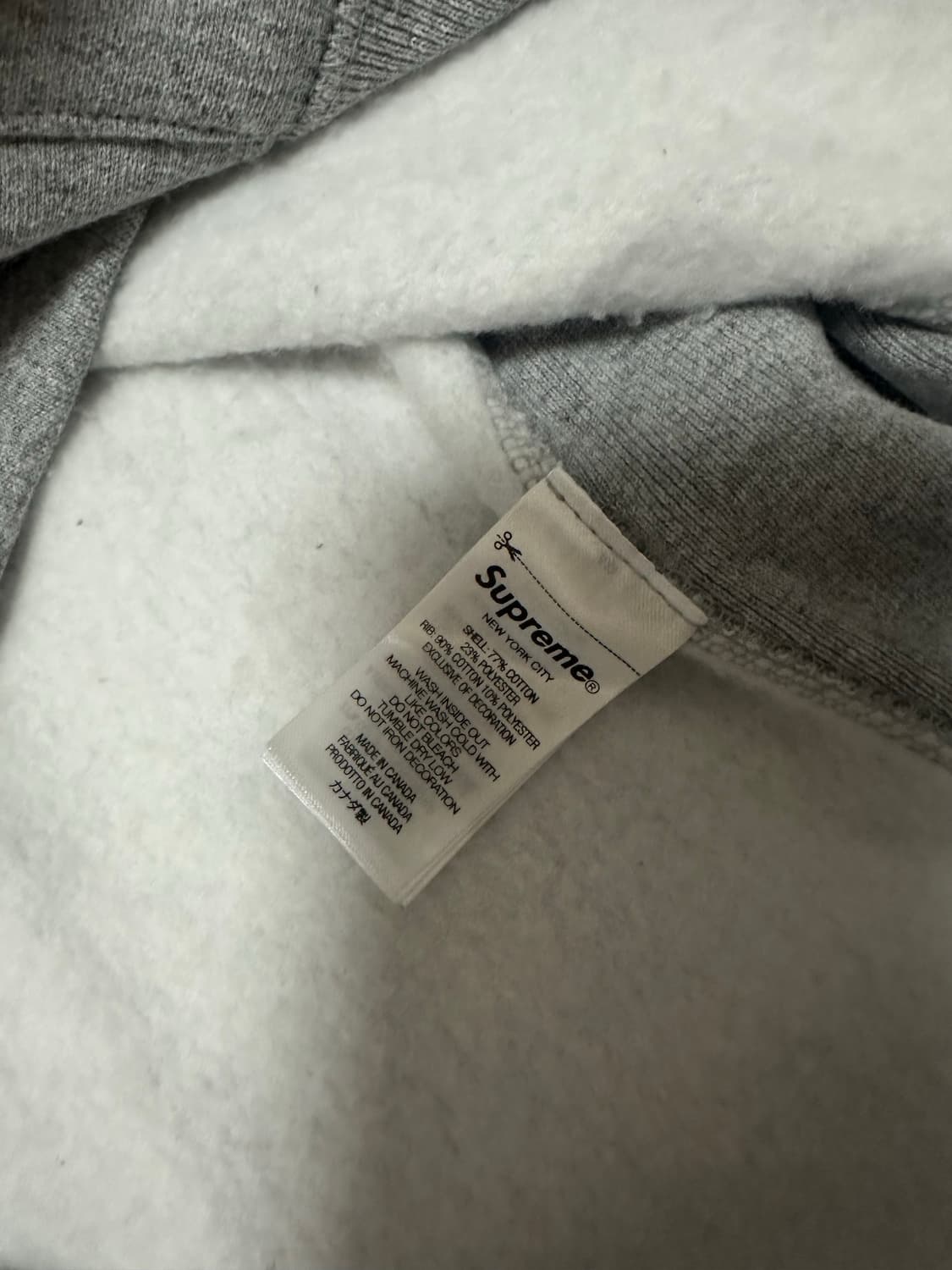 슈프림 박스 로고 후드 헤더 그레이 m사이즈 상품이미지7