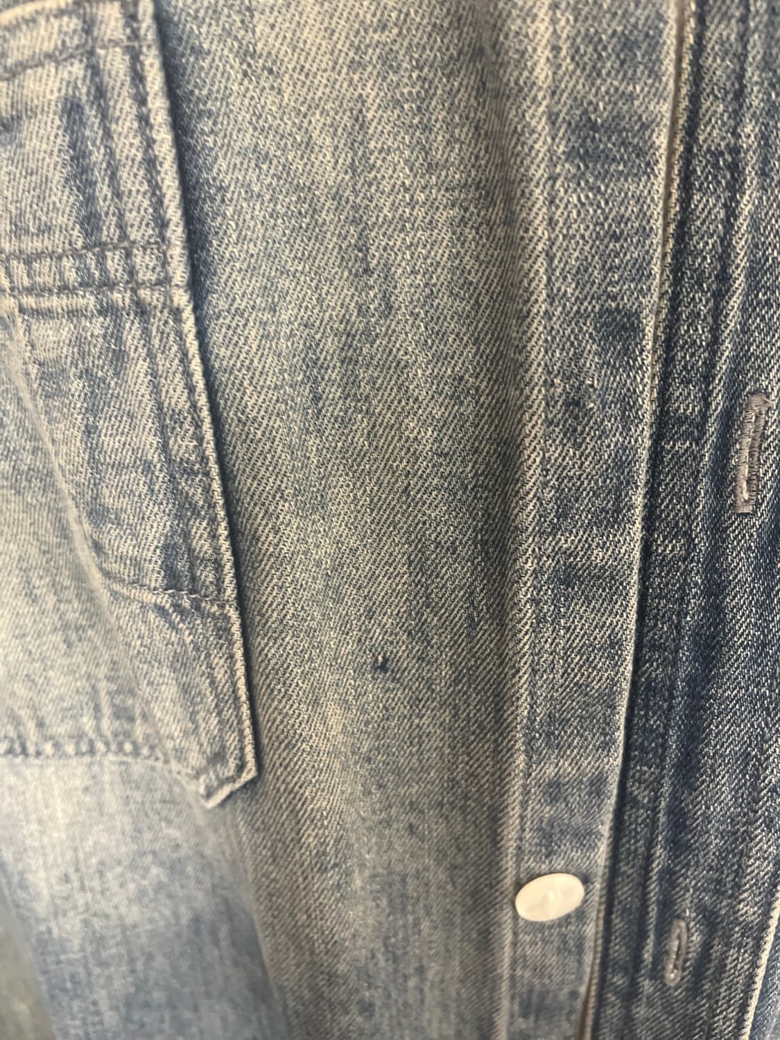 칸예 x apc 아페쎄 데님 워크 셔츠 자켓 L 상품이미지10