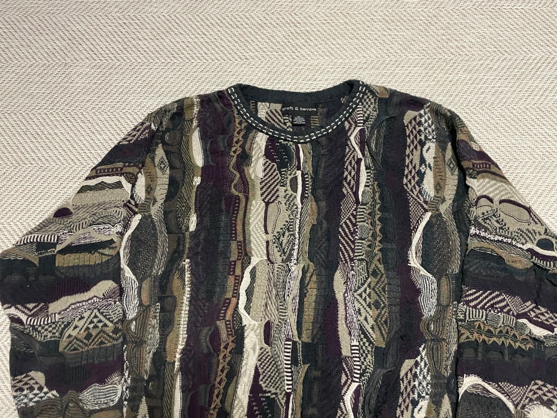 빈티지 croft  3D 케이블니트 J03268 상품이미지3