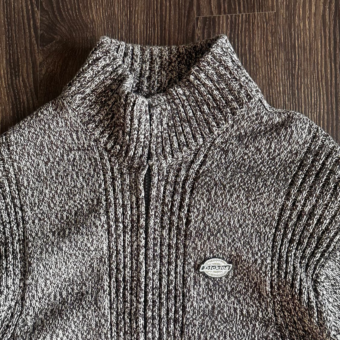 미국 구입 디키즈 니트 집업 가디건 남여공용 S 상품이미지2