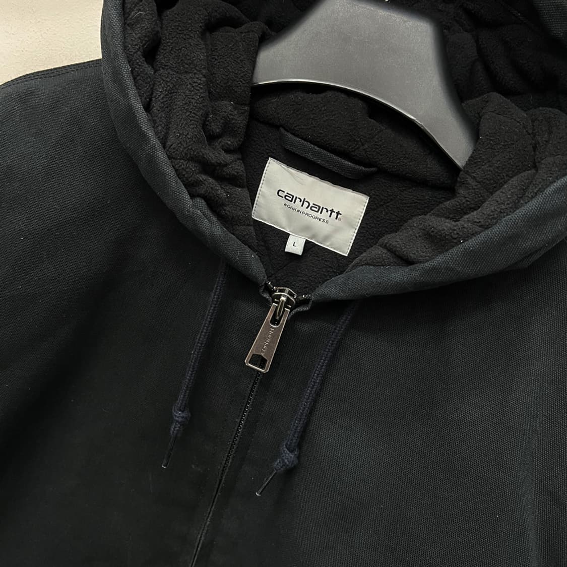 칼하트 WIP 블랙 액티브 자켓 L 상품이미지3