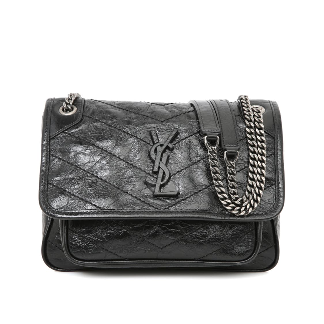 생로랑 니키 체인숄더 베이비 블랙 크로스백 633160 상품이미지1