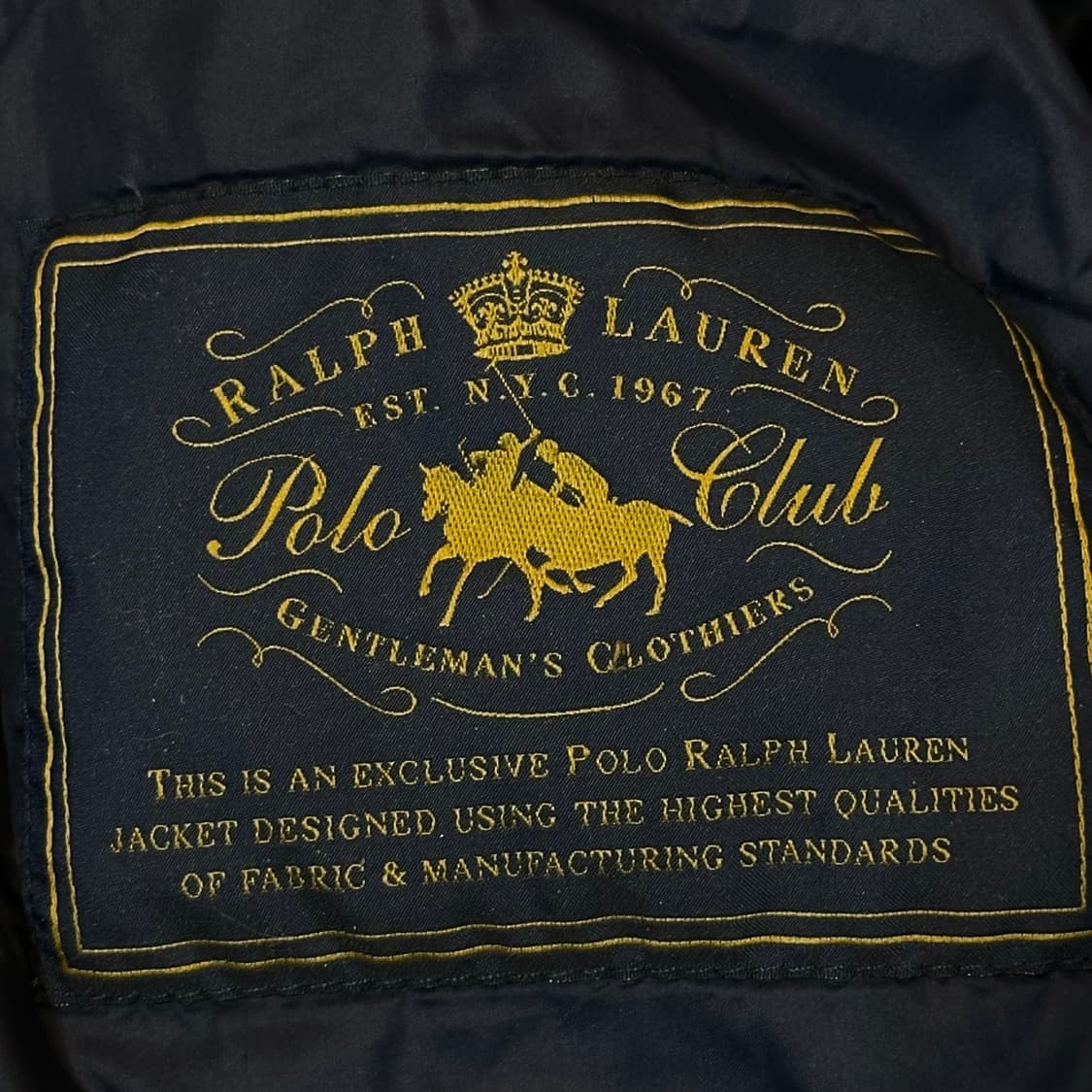 L 폴로랄프로렌 넥버클 네이비 퀼팅 베스트 상품이미지7