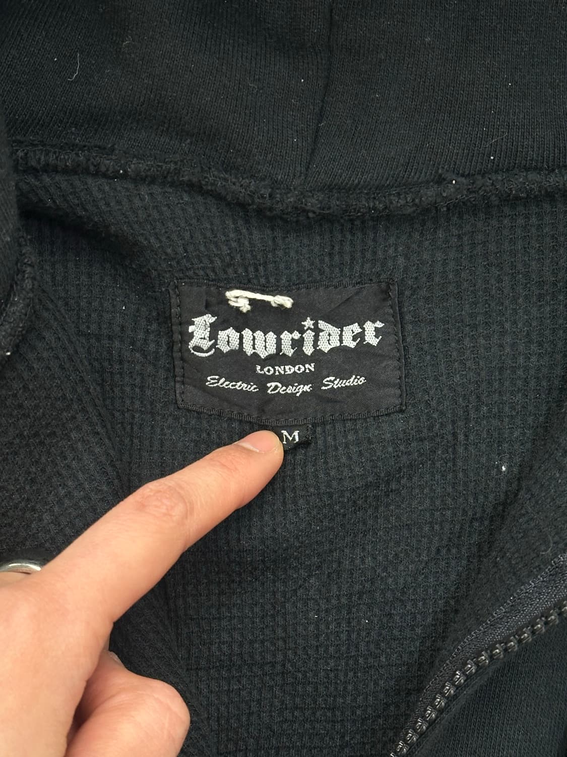 M)Low Rider 90s 빈티지 우라하라 플리스 후드집업 상품이미지6