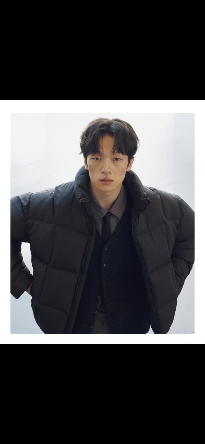 어나더오피스 클라우디 벌룬 다운 푸퍼 자켓 블랙 2사이즈(100) 상품이미지2