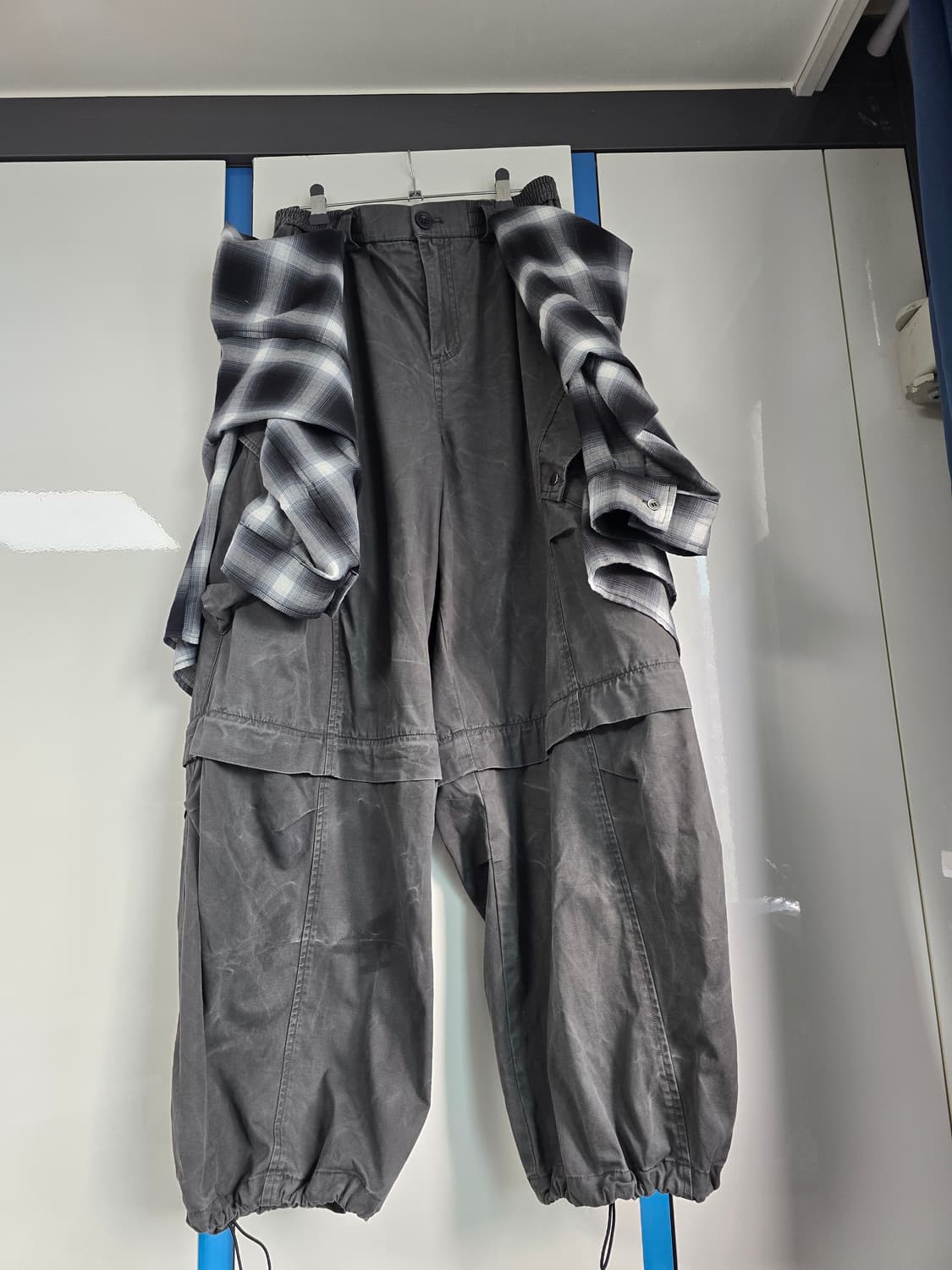 CORD 코드 랩 셔츠 3-컨버트 디테쳐블 팬츠 상품이미지7