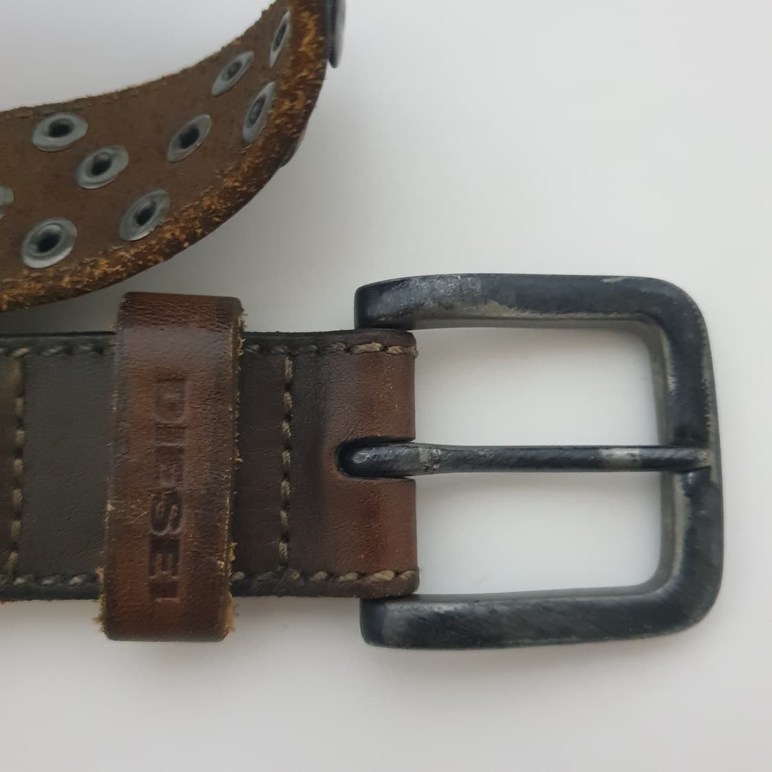 디젤 스터드 가죽 벨트 상품이미지2