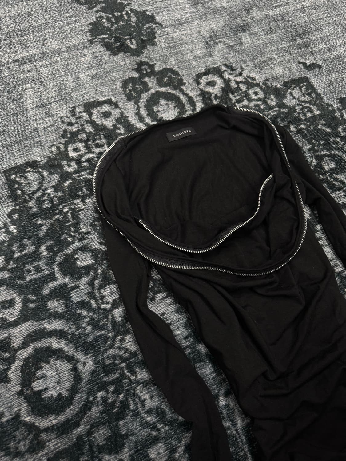 Egoist 00s archive zipper draping cut se 상품이미지2