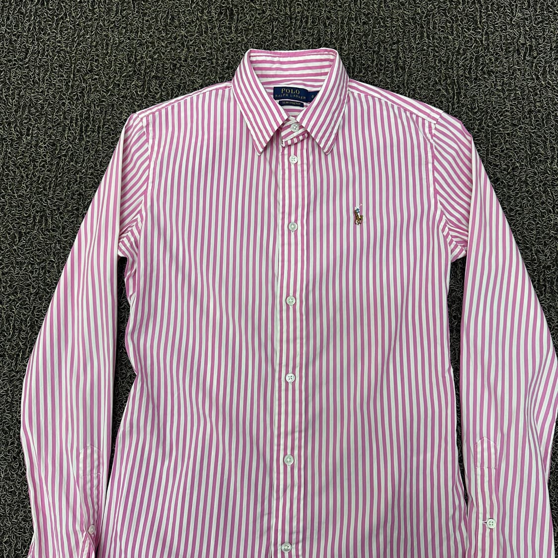 POLO 폴로 랄프로렌 여성 스트라이프 셔츠 핑크 상품이미지2