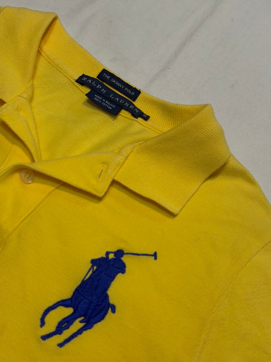 폴로 랄프로렌 빅포니 치프키프 카라티 옐로우 상품이미지2