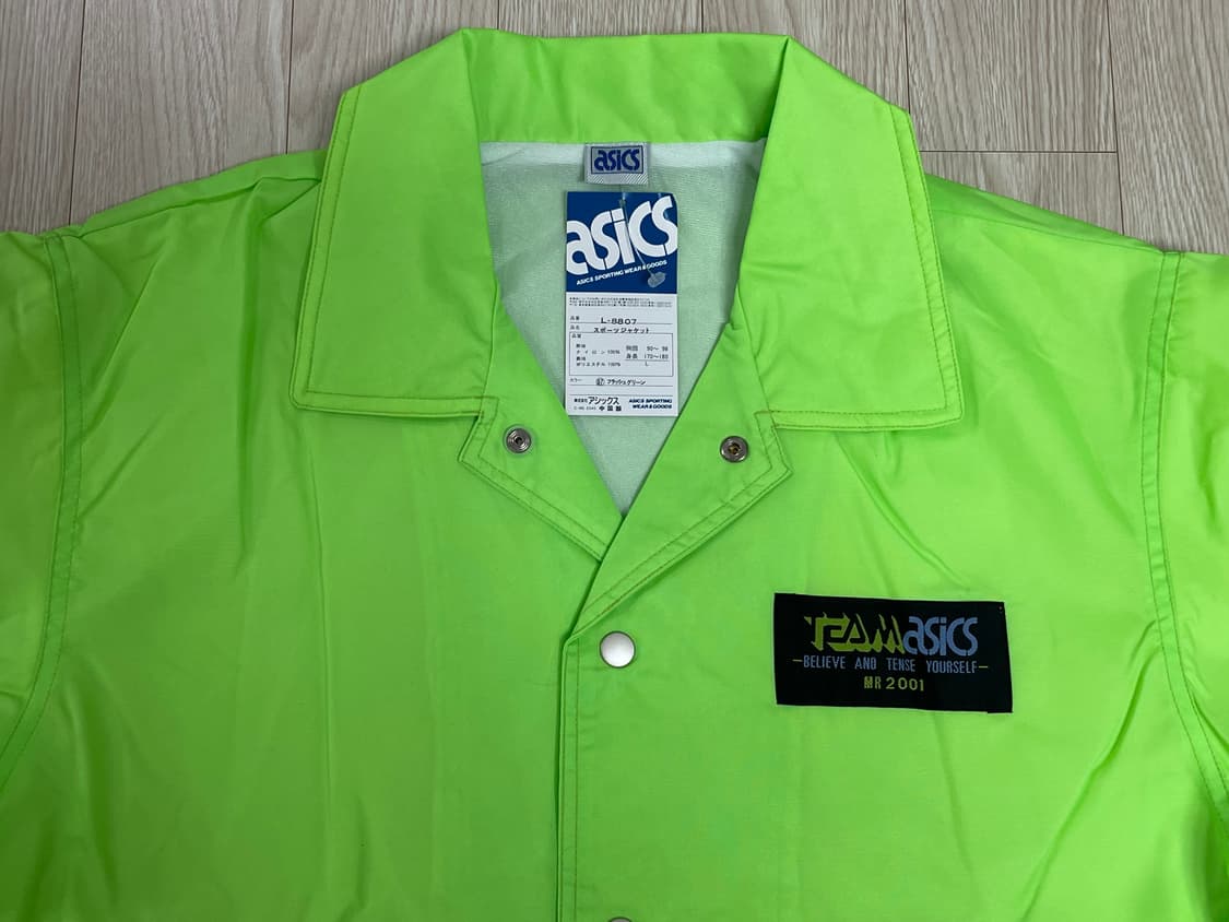 아식스 00s 올드 코치 자켓 ASICS OLD 2000 네온 L 상품이미지2