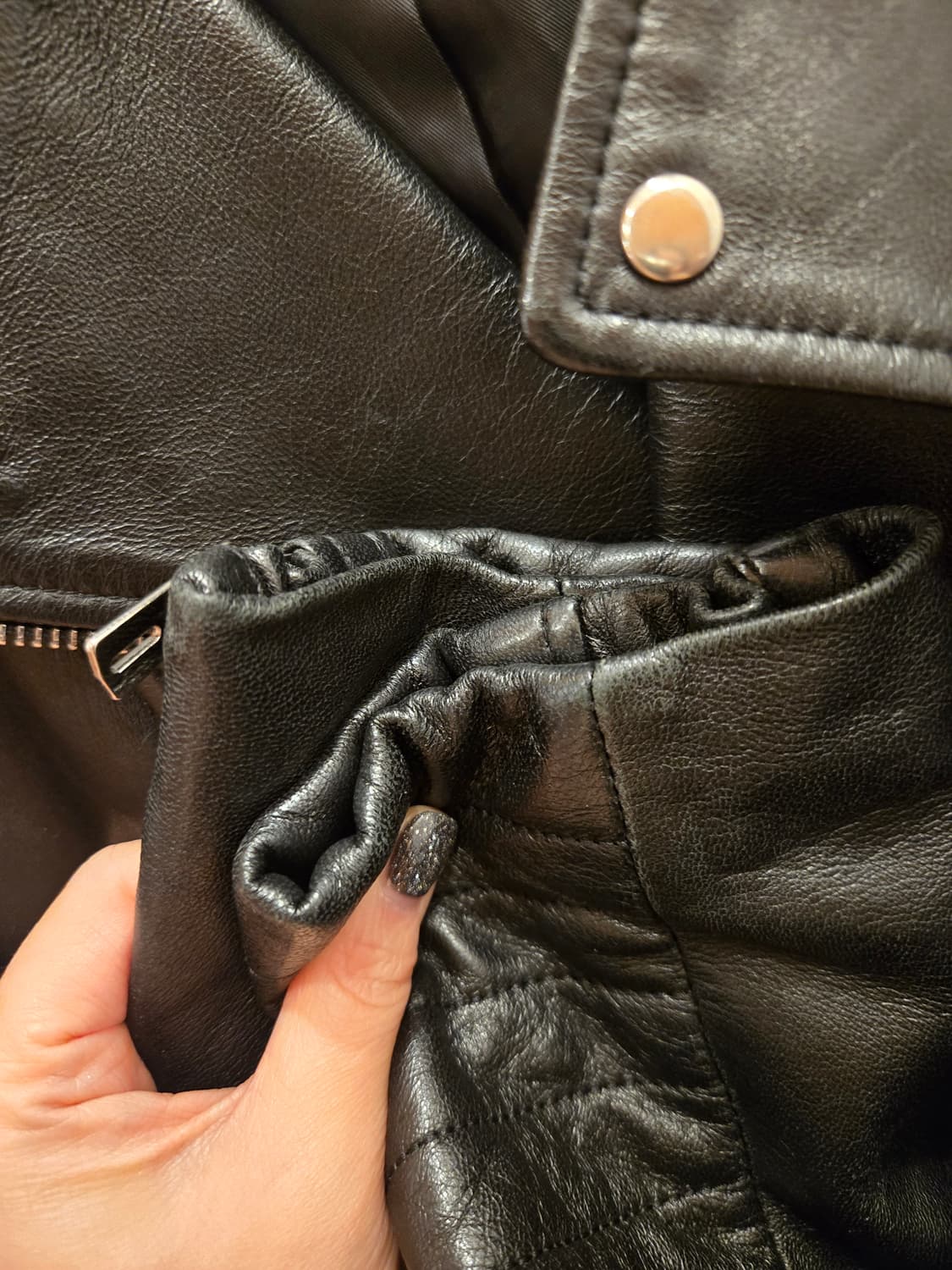 아이잣바바 양가죽자켓 상품이미지4