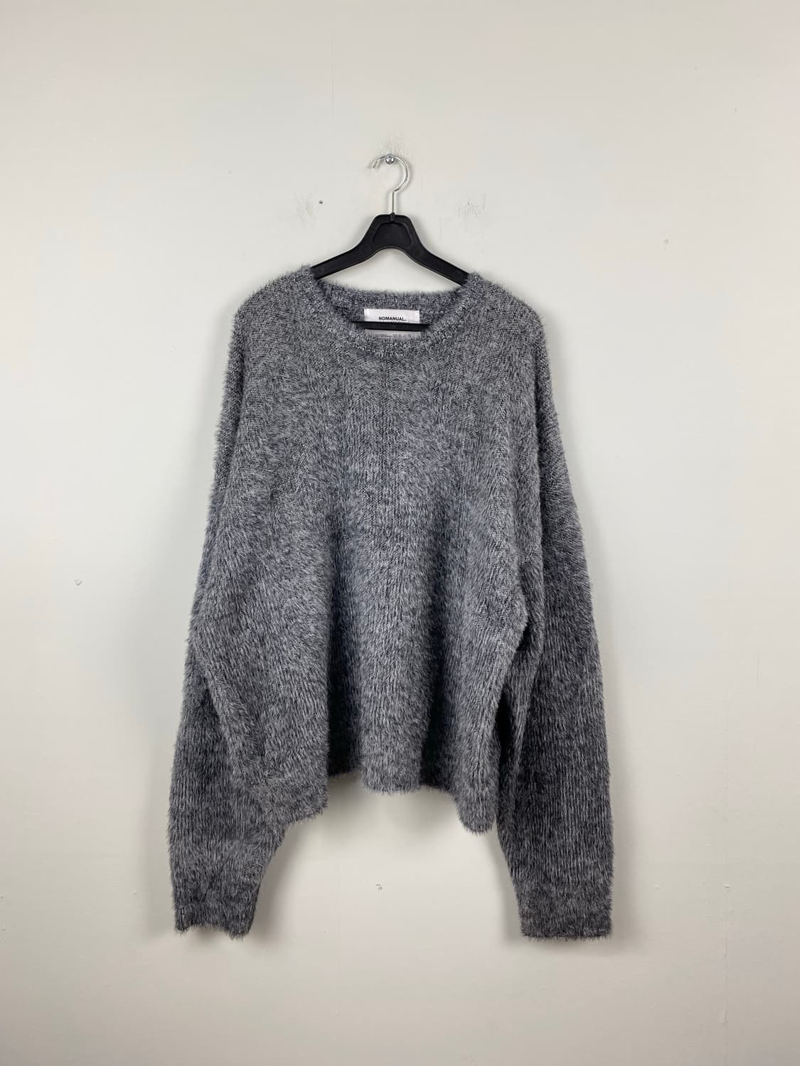 노매뉴얼 헤어리 그레이 니트 L 상품이미지1