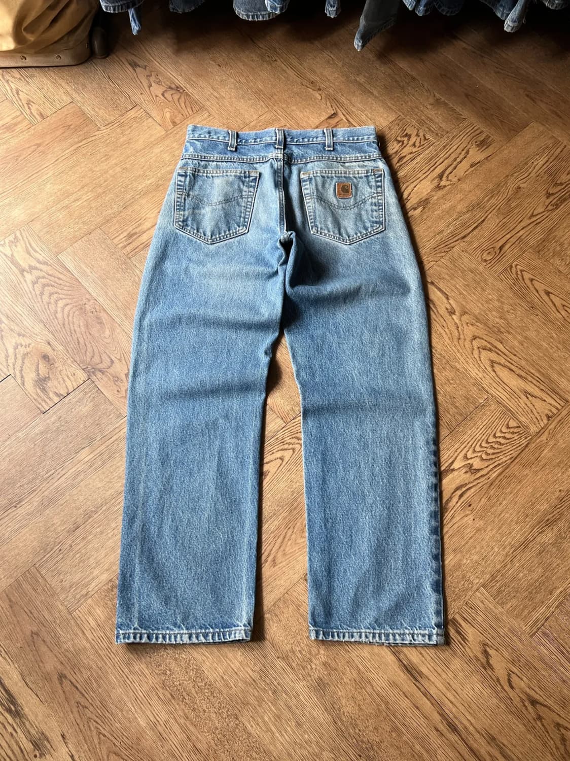 [32]칼하트 USA 빈티지 워싱 워크 데님 팬츠 상품이미지1