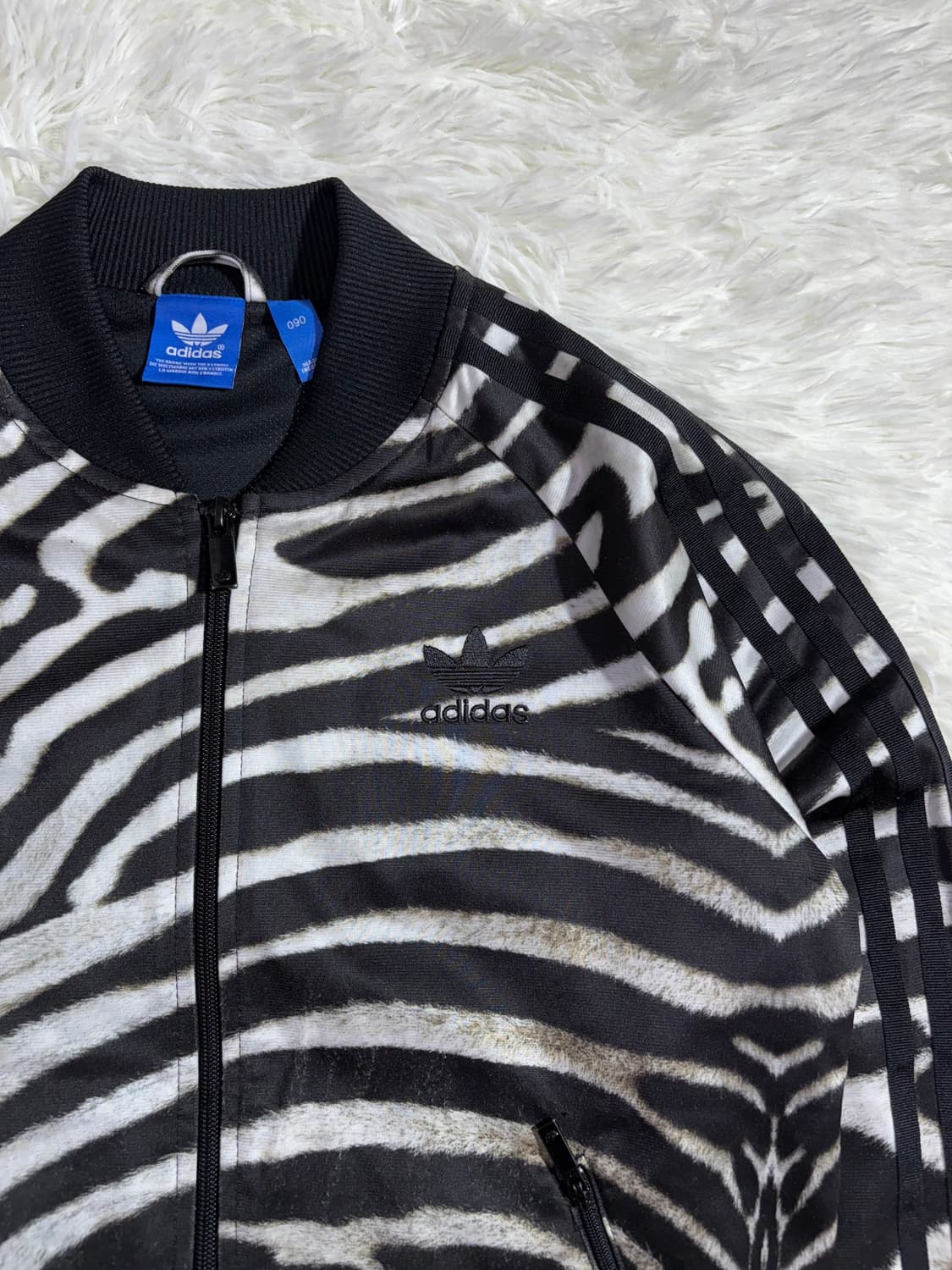 아디다스 지브라 패턴 빅로고 트랙탑  상품이미지7