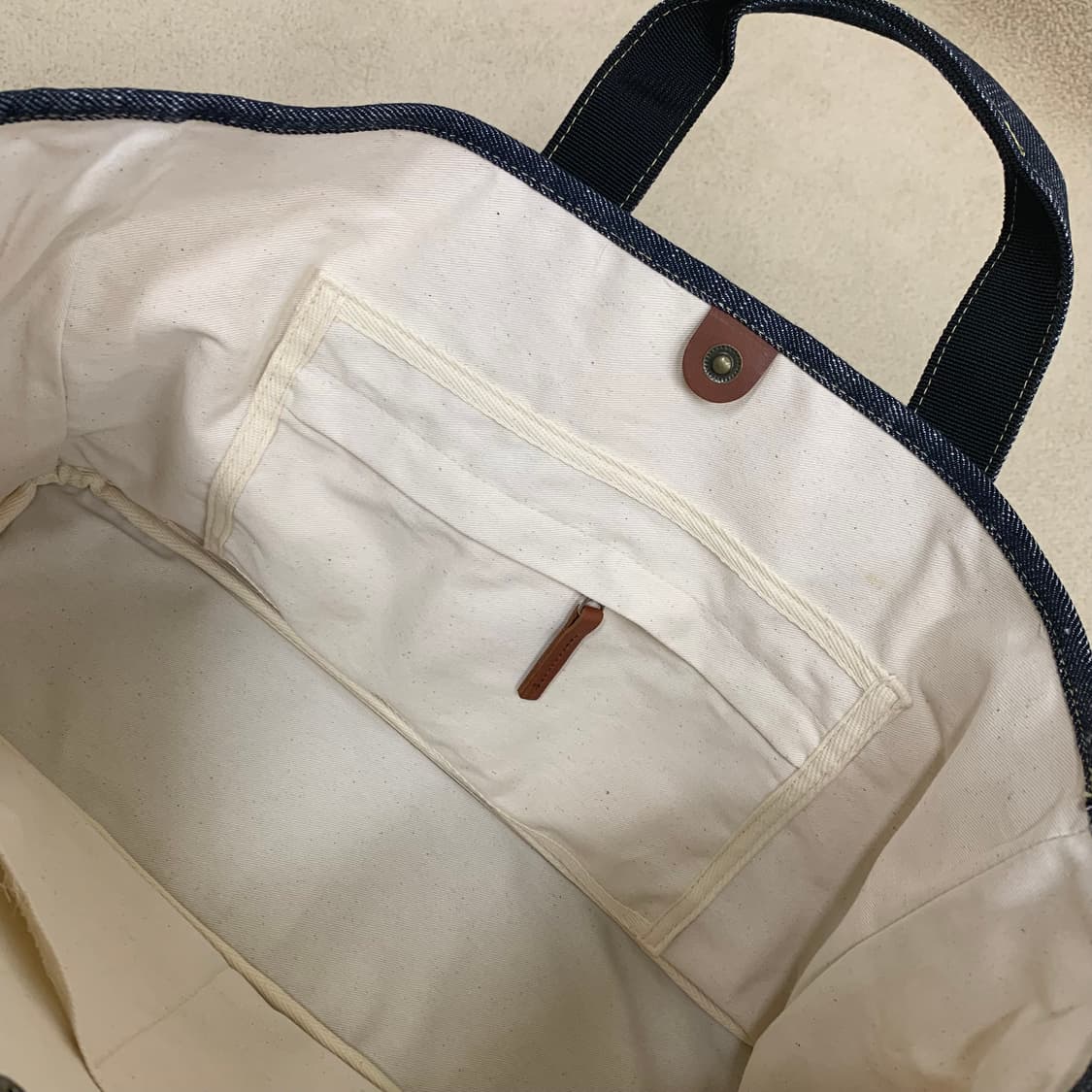 디크래프트 토트백 데님토트백 남자가방 여자가방 아밤백 상품이미지7