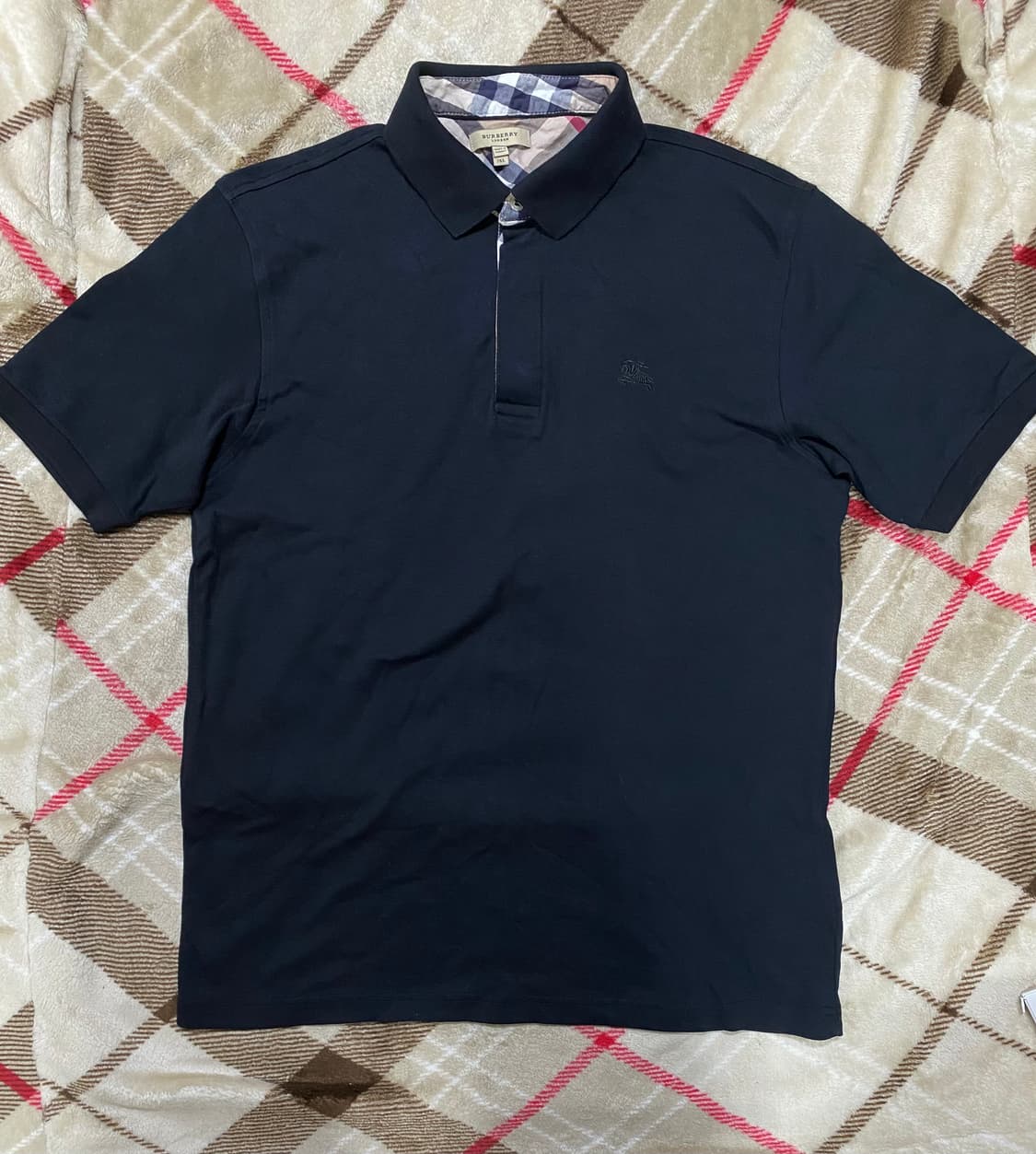 버버리런던 슬리브 남성 카라 티셔츠 100-105 상품이미지1