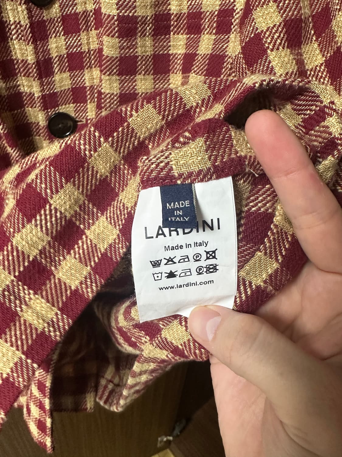 [XL] 라르디니 체크 셔츠 자켓 상품이미지6