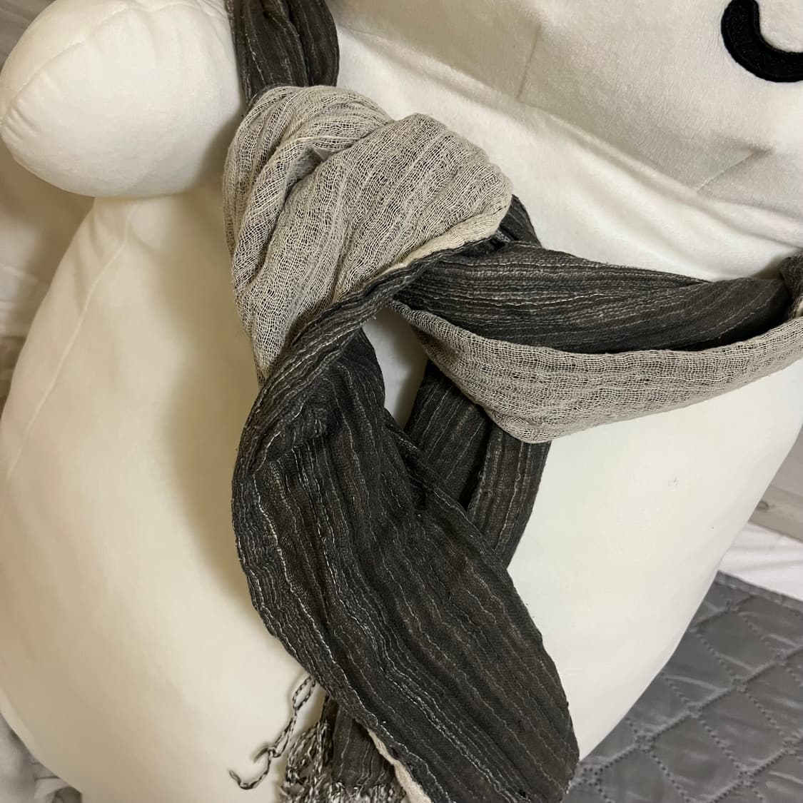 빈티지 레이어드 그런지 머플러 상품이미지9