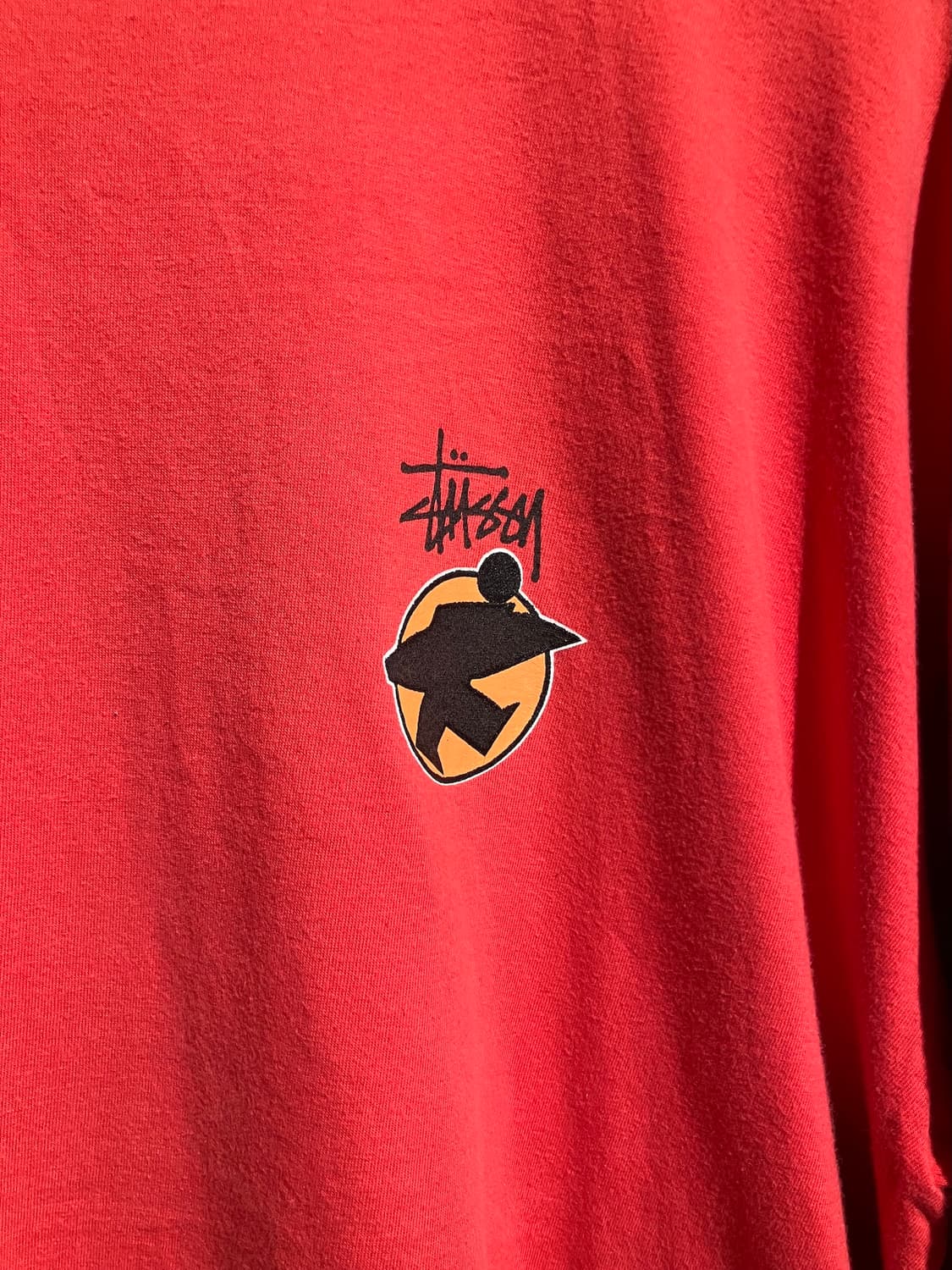 90s USA 빈티지 올드 스투시 비치 루트 서프맨 반팔 티셔츠 상품이미지3