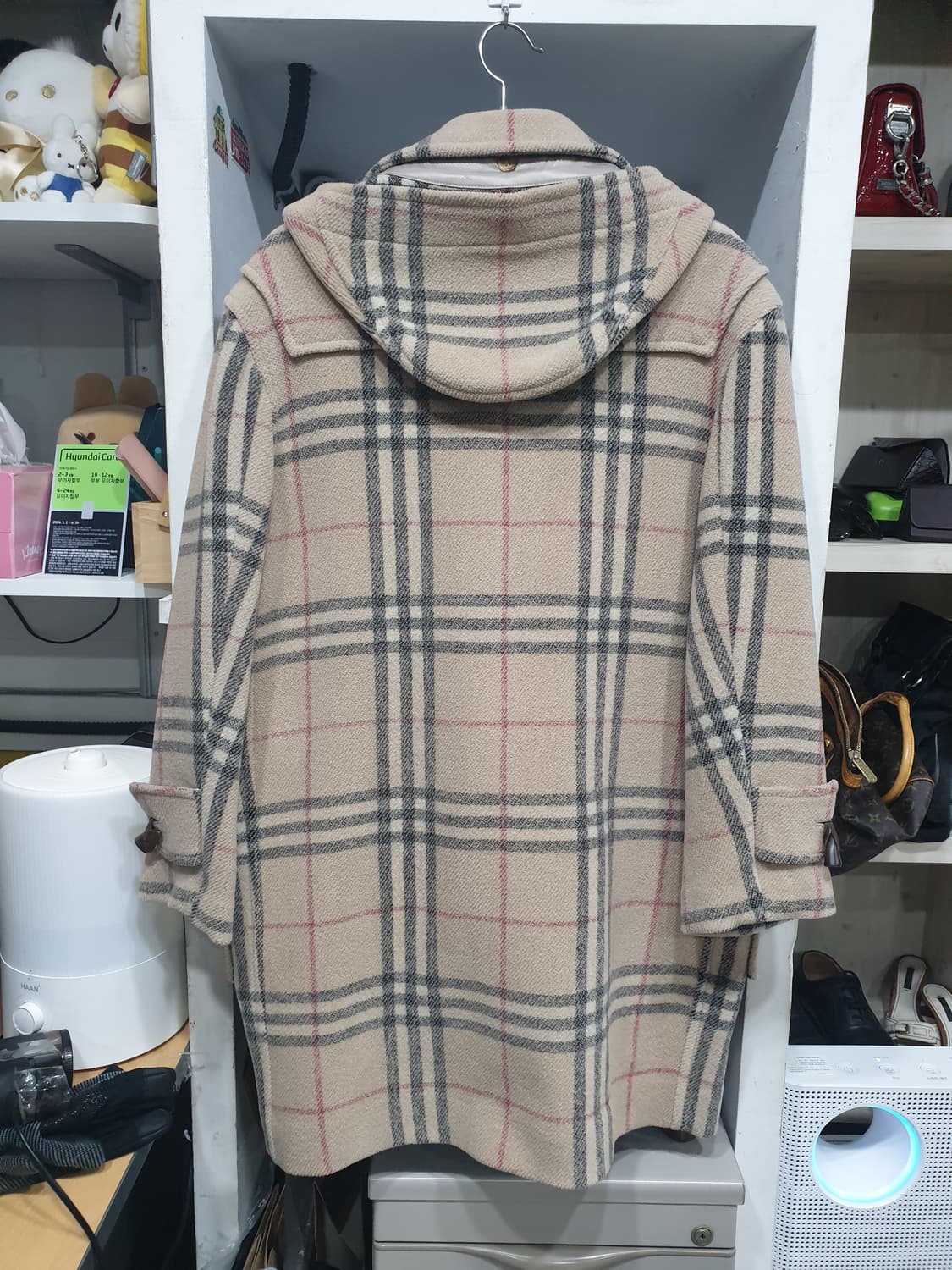 버버리 노바 체크 후드 더플 코트 48 상품이미지2