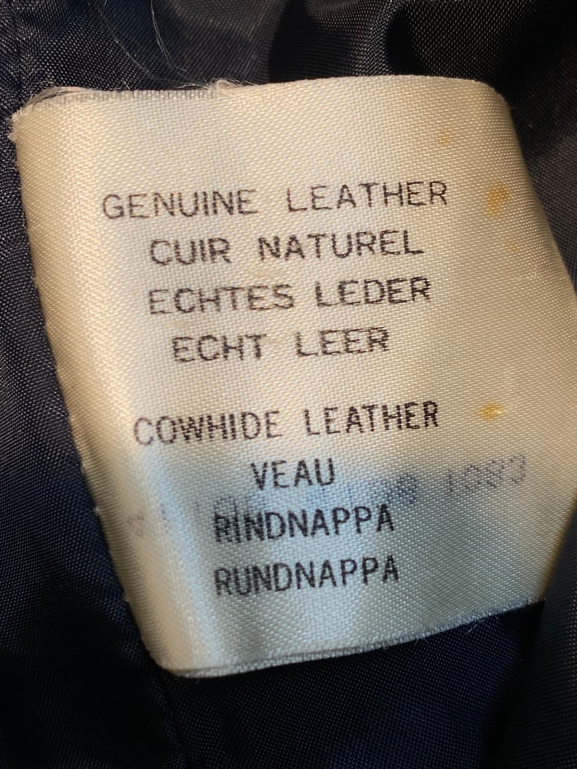 유즈드 레더 퀼팅 집업 자켓 상품이미지6