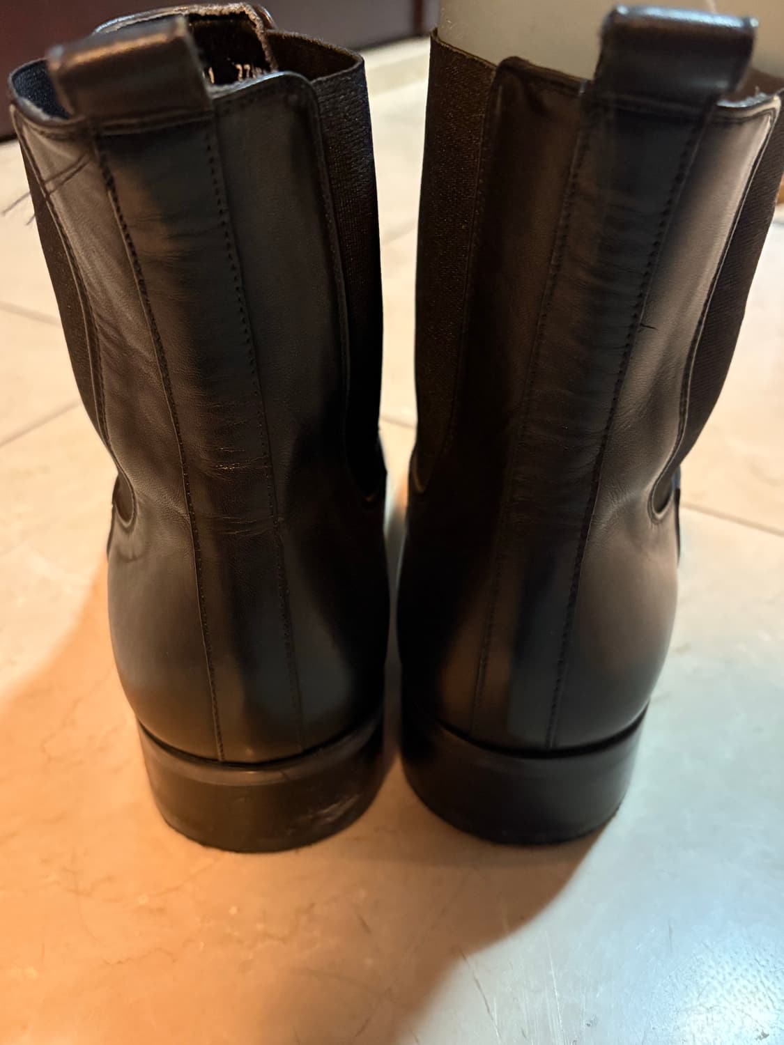 Sblm 블랙 레더 첼시 부츠 270-280 사이즈 상품이미지4