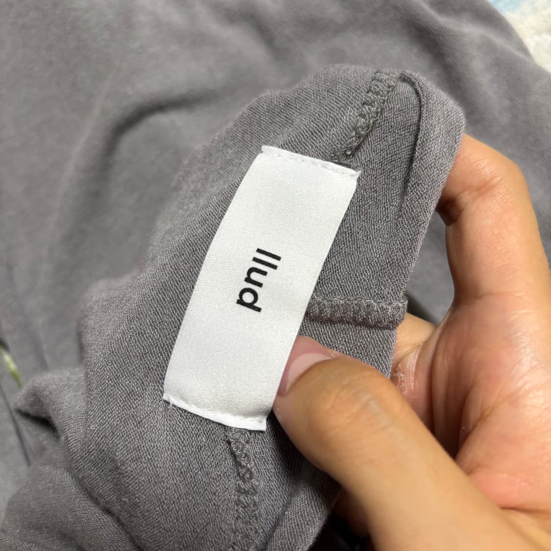 llud Layered Hoodie Grey M 상품이미지3