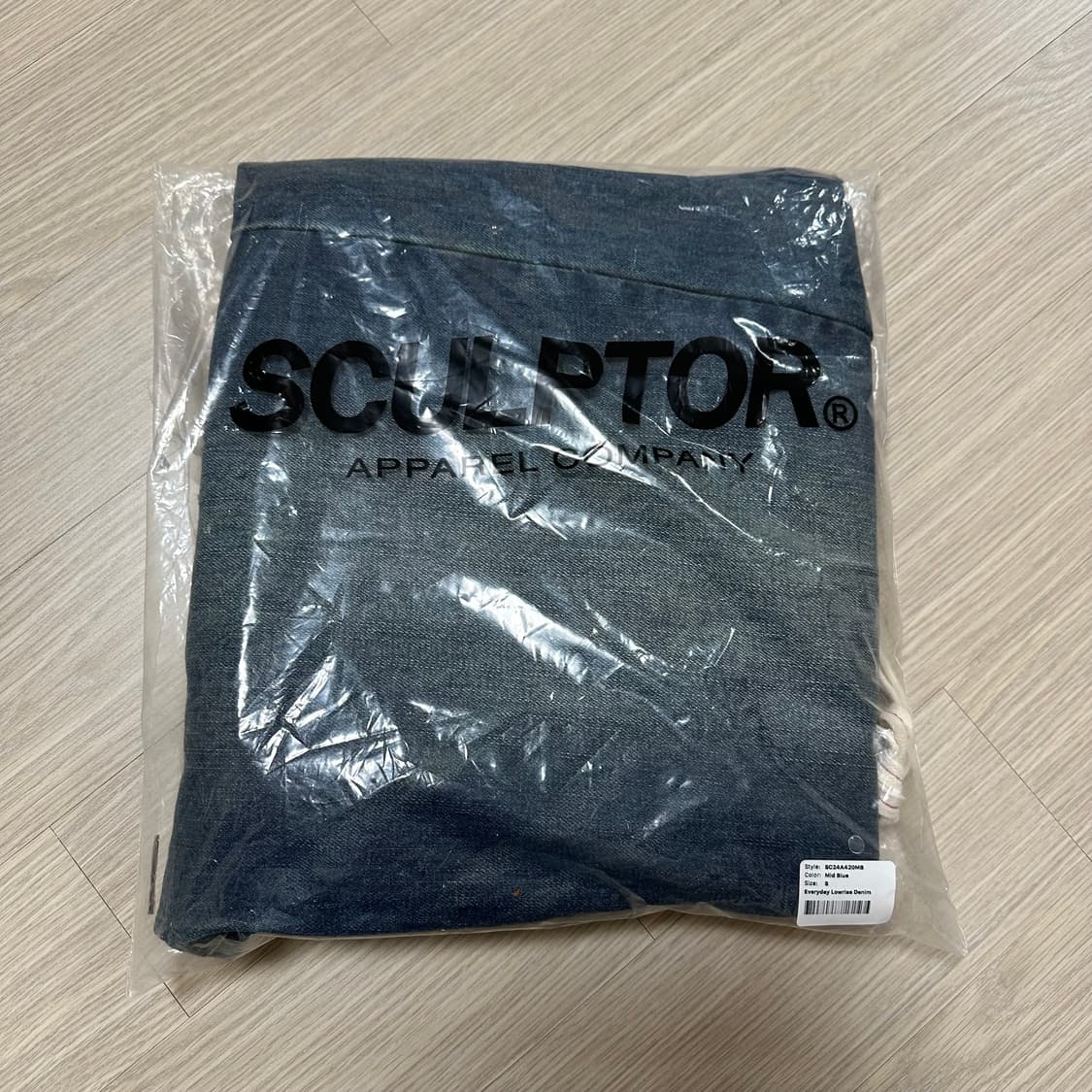 새상품)스컬프터 Everyday Lowrise Denim Mid Blue 상품이미지3