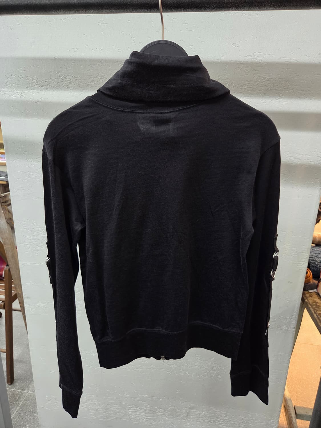 DIESEL 디젤 블랙 펑크 오리엔탈 하이넥집업💯 상품이미지9