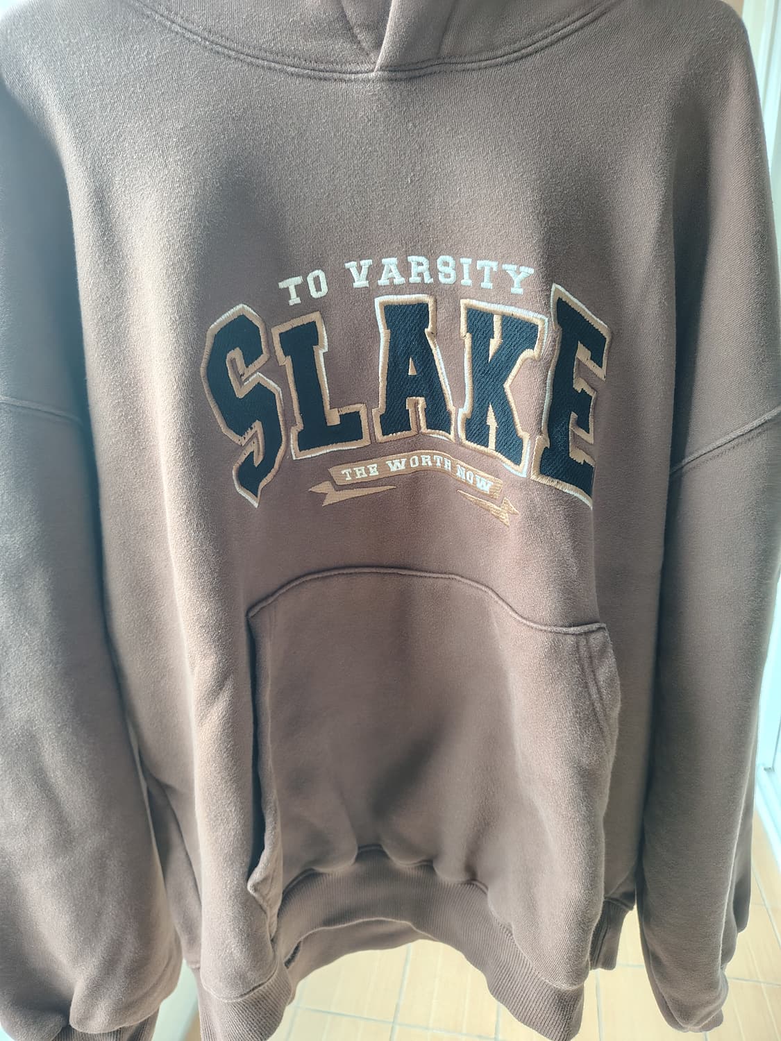 슬레이크 브라운 후드티 L 상품이미지2