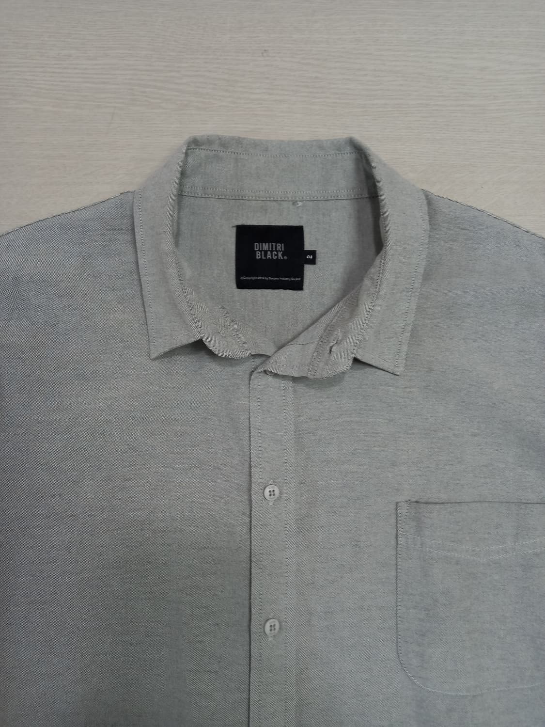 2XL110 DIMITRI BLACK 반팔셔츠 그레이 2XL-228 상품이미지3