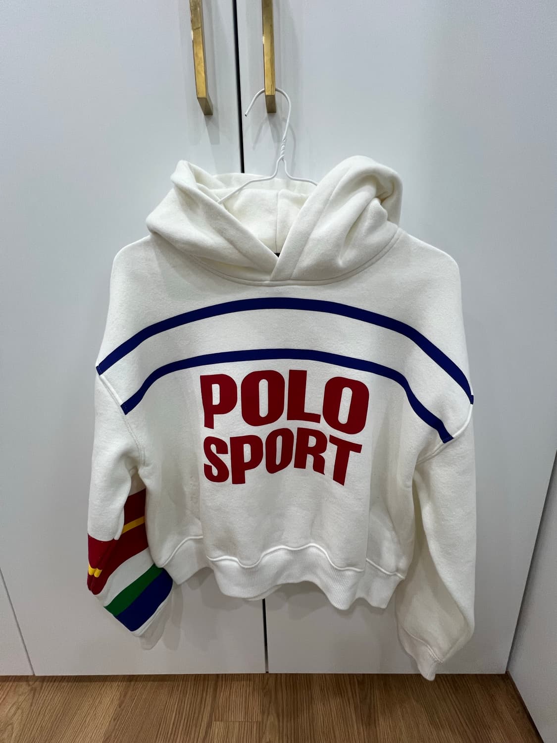 폴로 스포츠 크롭후드티 상품이미지1