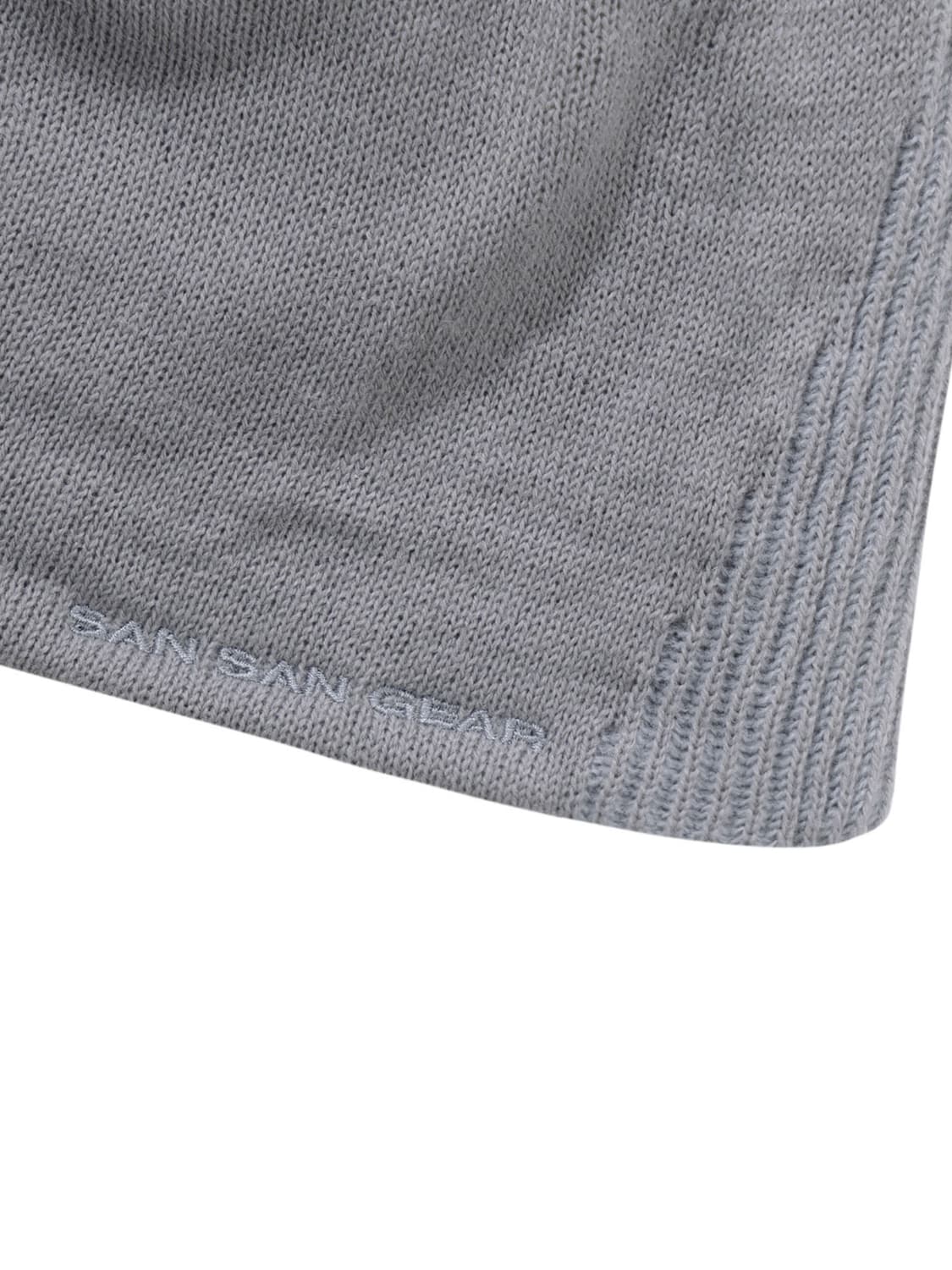 산산기어 23FW BINARY BEANIE-GREY 상품이미지3