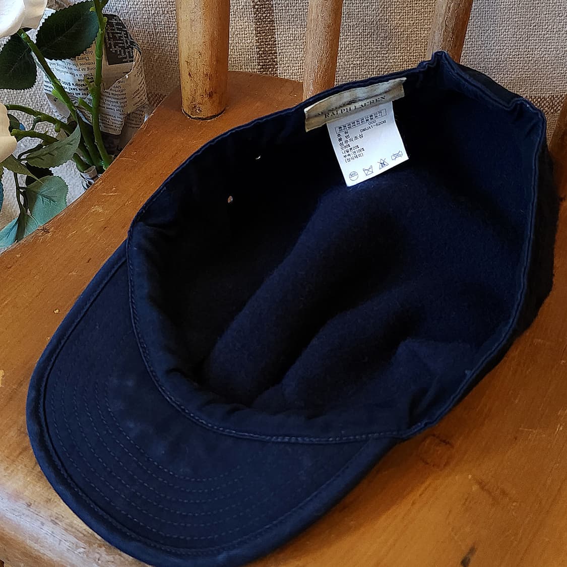 폴로 모자 데님앤서플라이 밀리터리 모자 울 캡모자 뉴스보이 네이비 F 상품이미지10