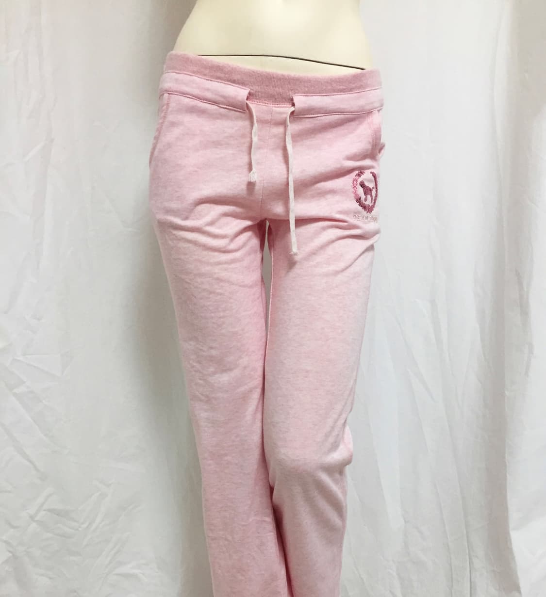 Pink Mélange Stitch Detail  Long  Pants 상품이미지1