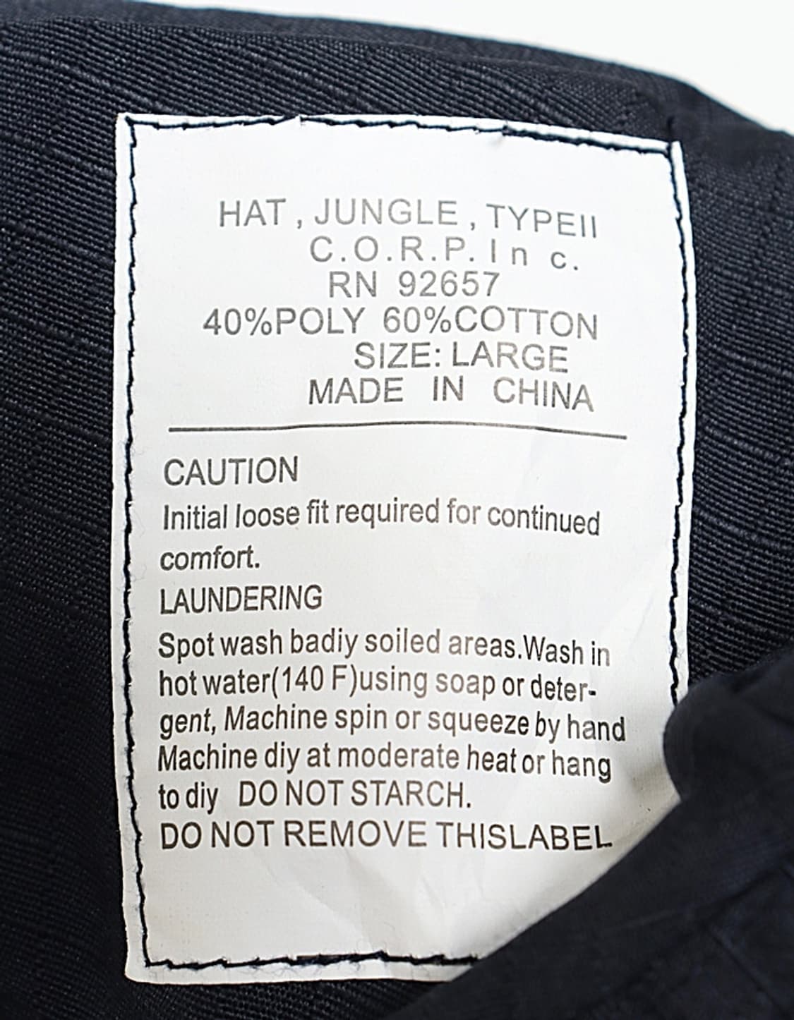 C.O.R.P. inc Ripstop Jungle Boonie Hat 상품이미지8