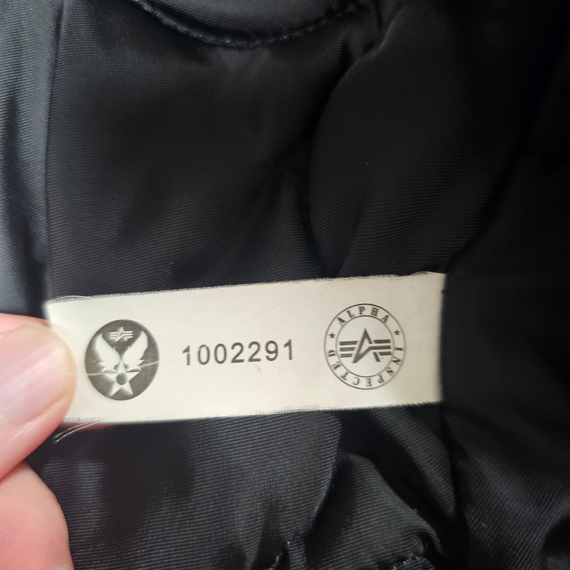 알파인더스트리 CWU-45P 항공점퍼 블랙 상품이미지10