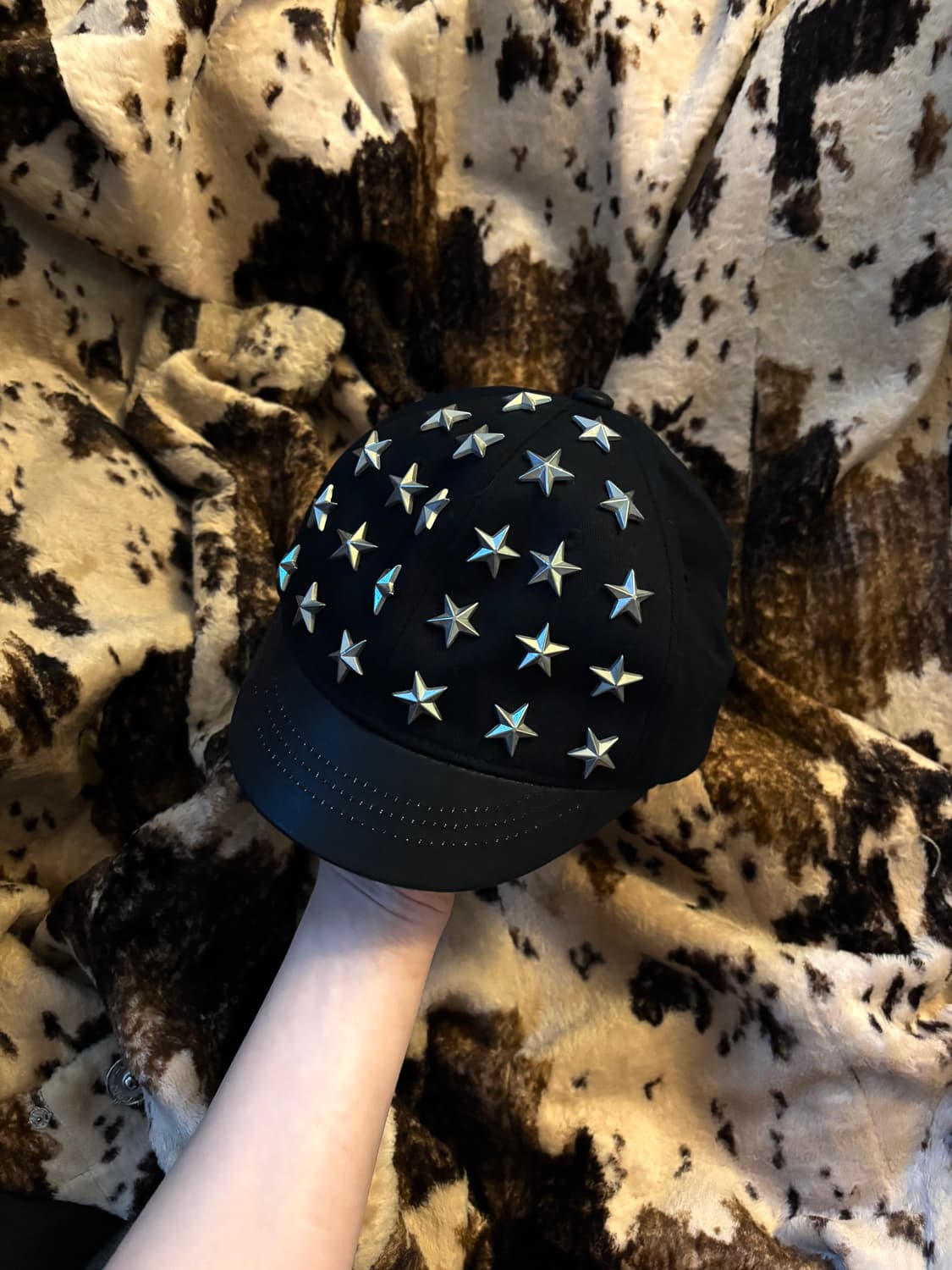 [Metallic Star Stud Cap] 별 스터드 캡모자 상품이미지2