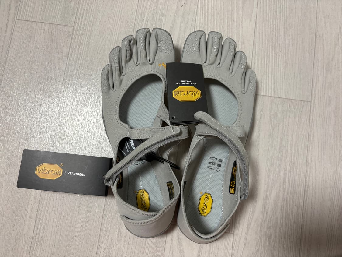 비브람 파이브핑거스 브이소울 실버색상 39사이즈 상품이미지1