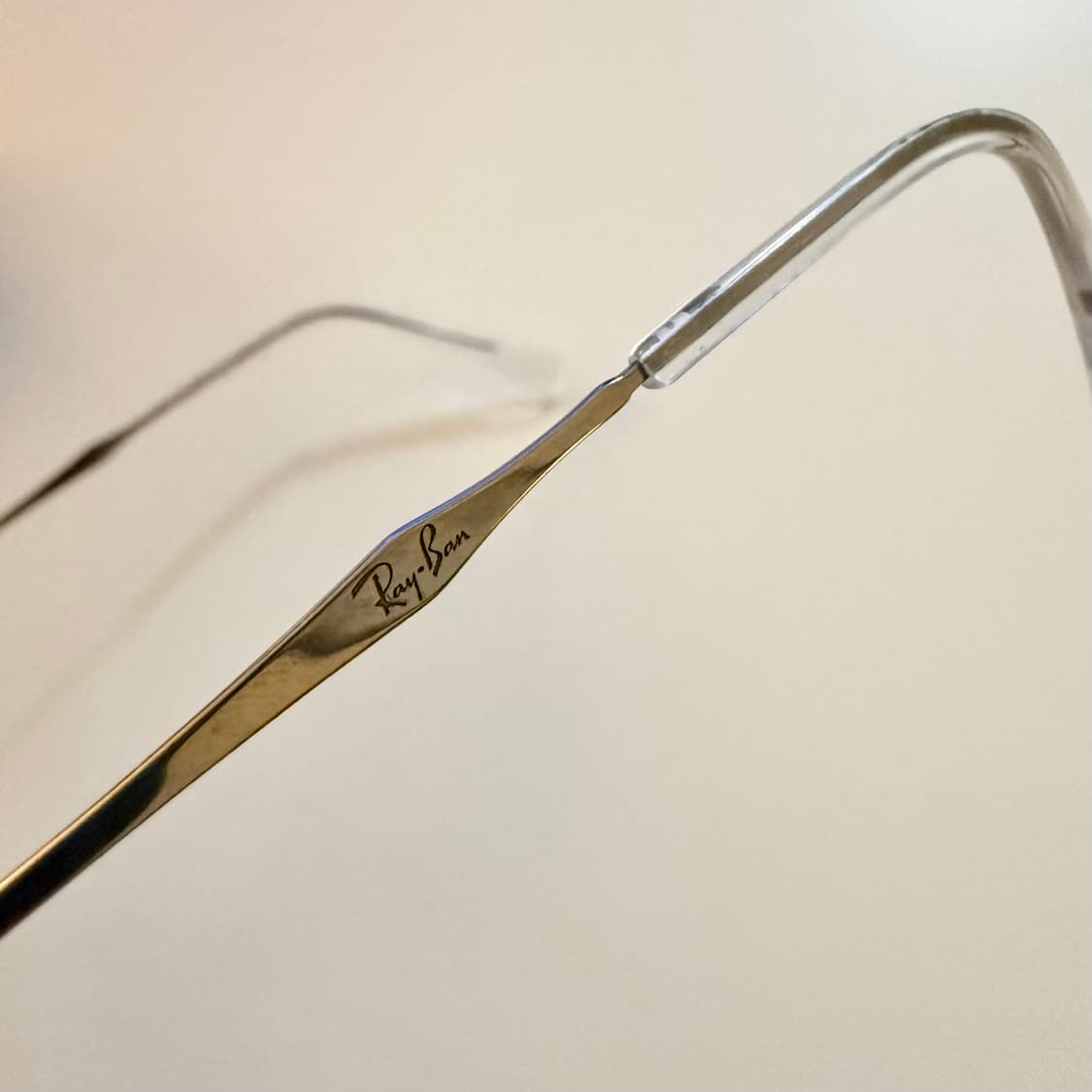레이밴 긱시크 무테 실버 안경 RX8755 상품이미지5