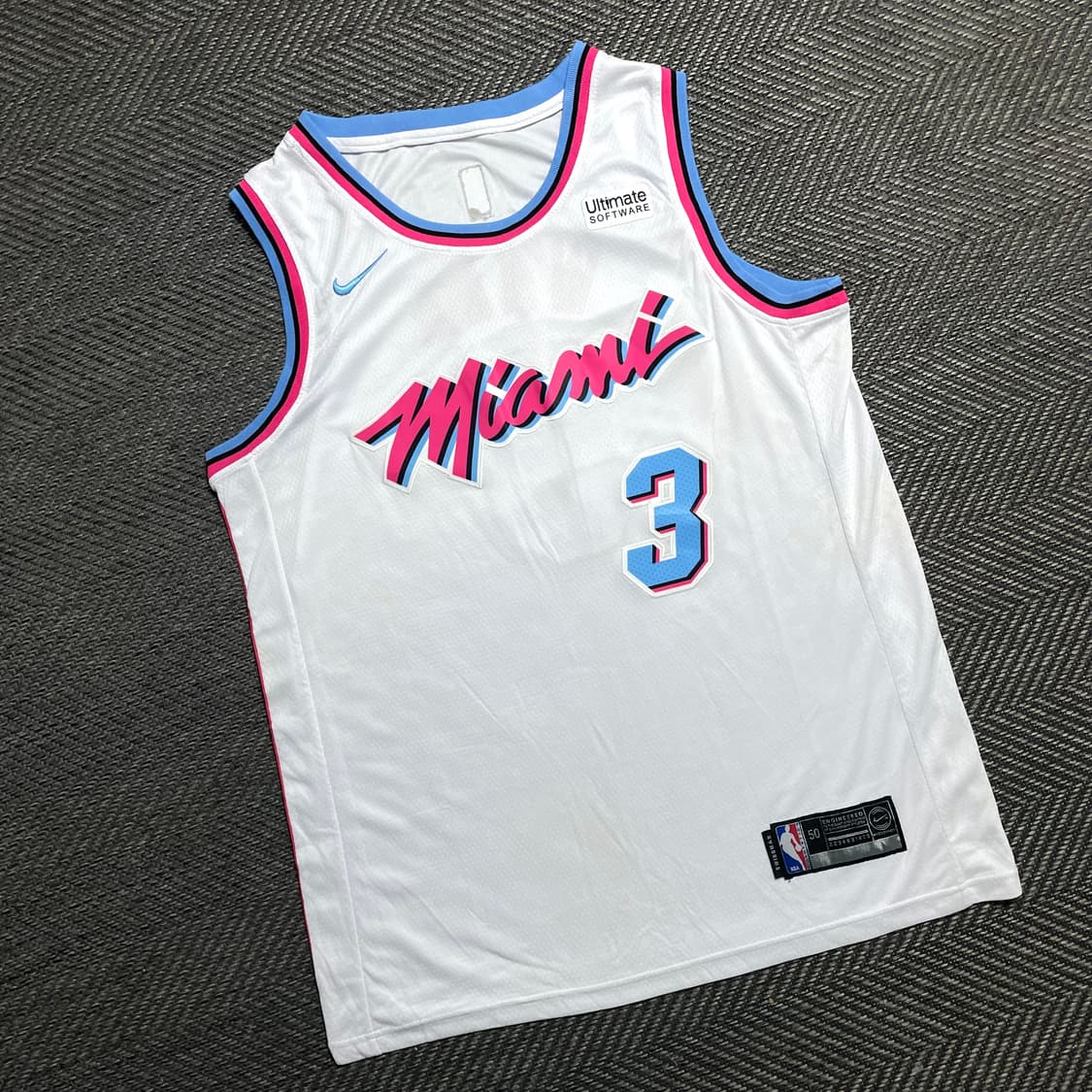 나이키 NBA 마이애미 히트 웨이드 시티 에디션 스윙맨 저지y 5828 상품이미지1