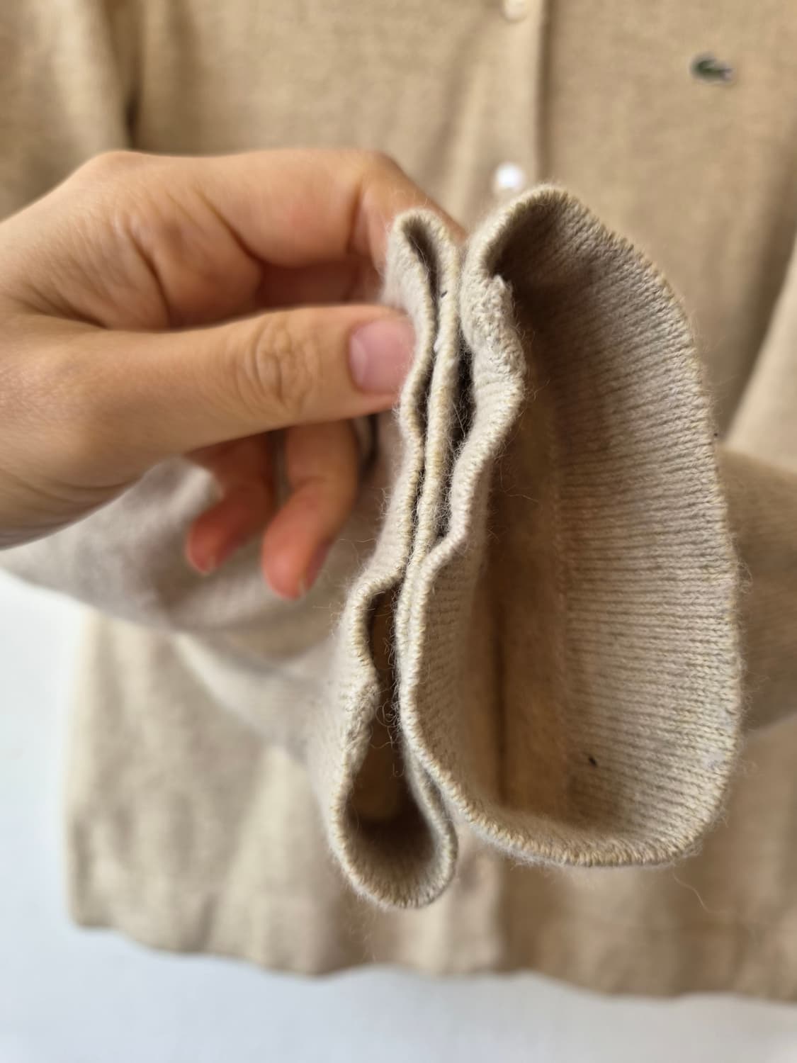 라코스테 여성 울100카라니트 M사이즈 상품이미지5