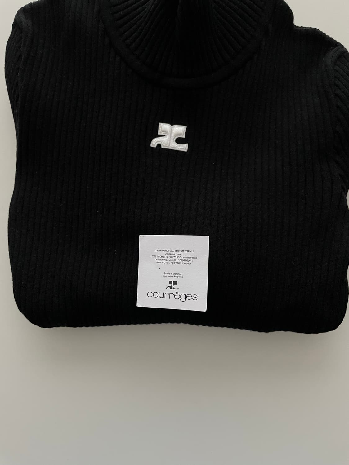 (새상품) 꾸레쥬 (courreges) 하프 니트 상품이미지4