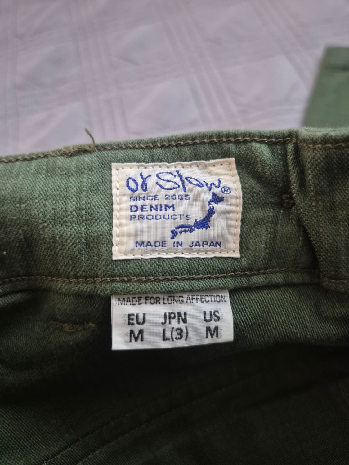 오어슬로우 퍼티그팬츠 상품이미지2