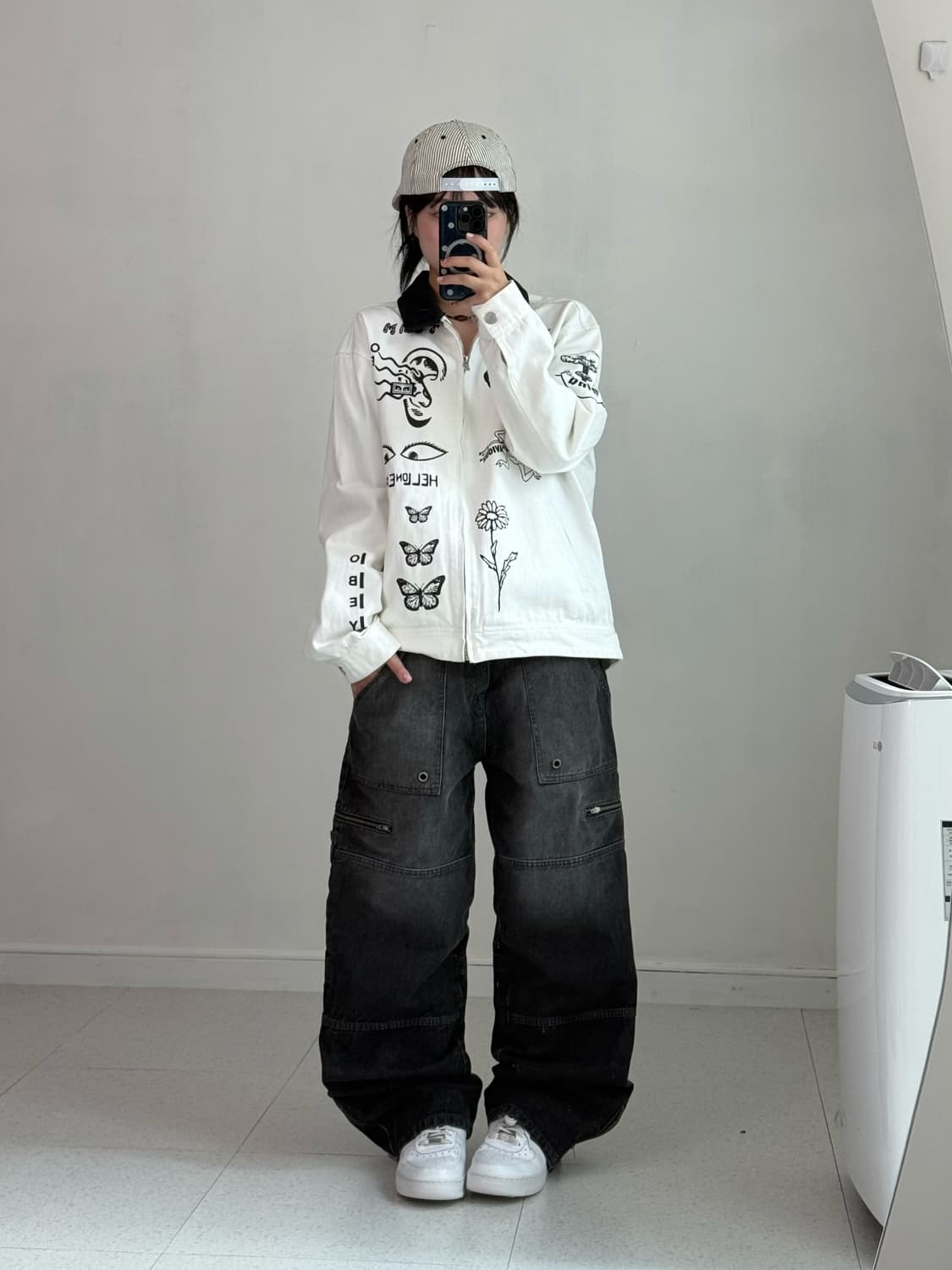 마하그리드 흑청 팬츠 상품이미지5