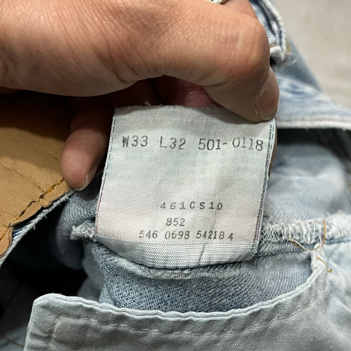  USA 리바이스 501 데님 팬츠 y14667 상품이미지9