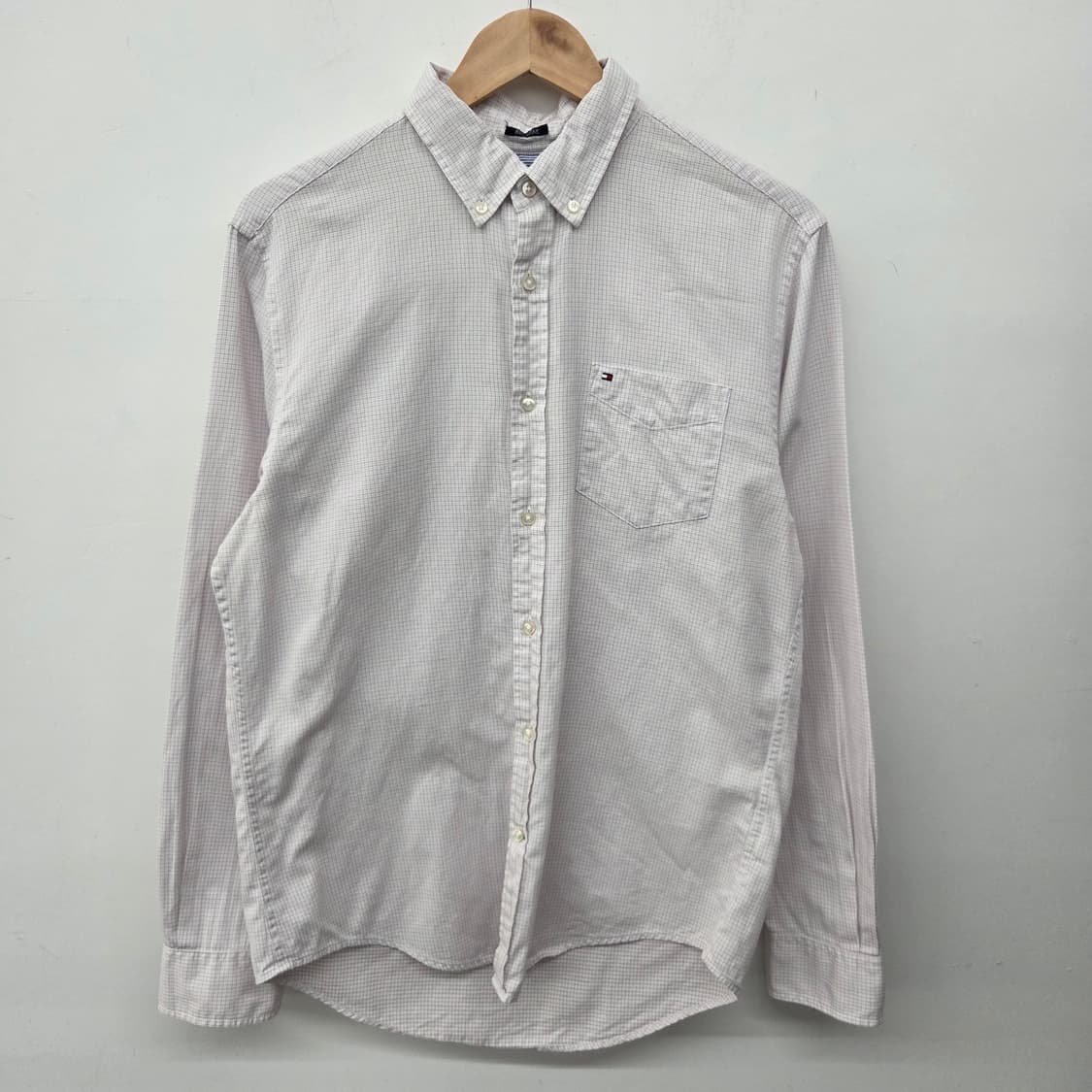 타미힐피거 체크 긴팔 셔츠 남m 상품이미지2