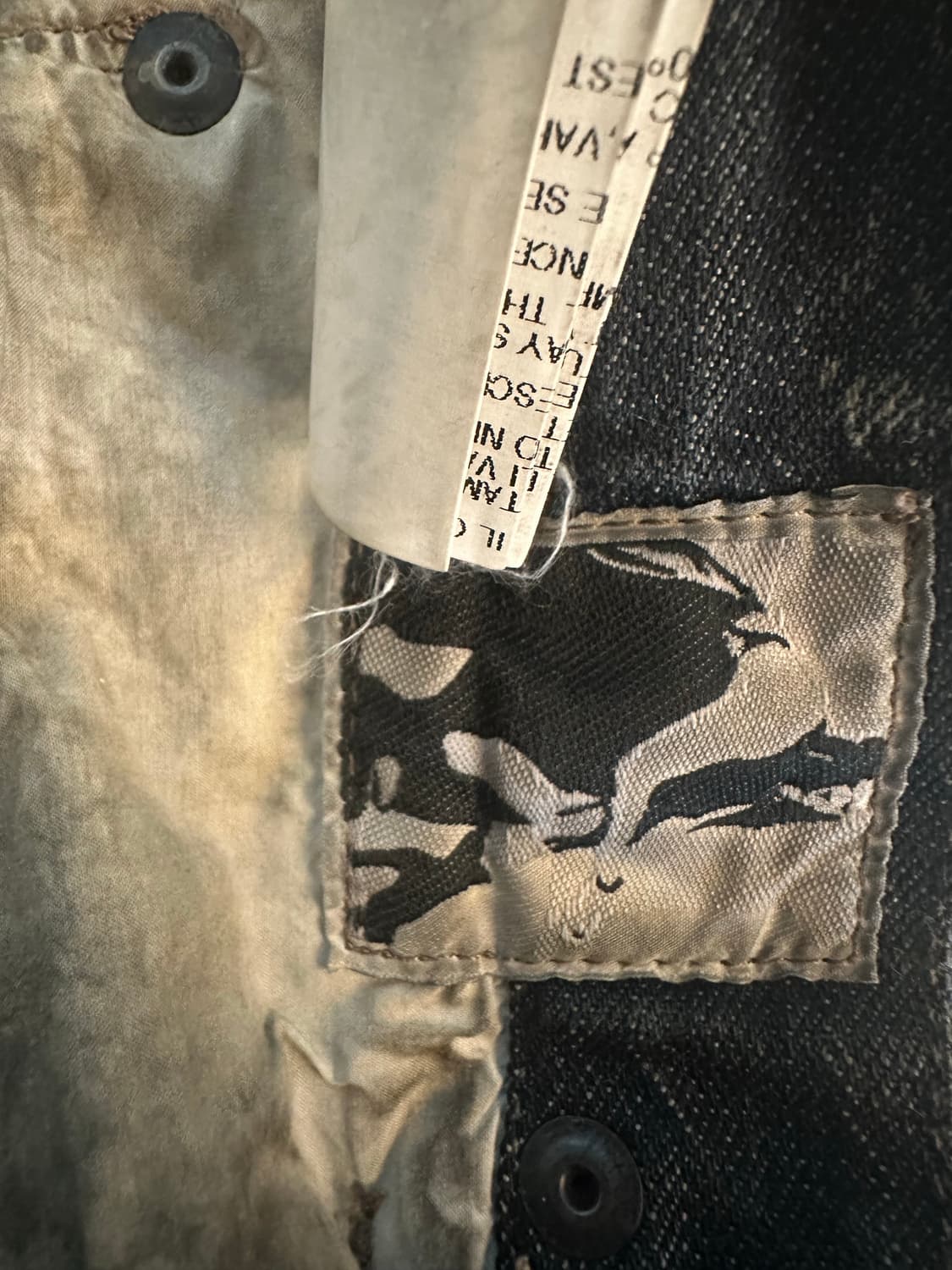 Rick owens drkshdw coated denim pants 상품이미지4